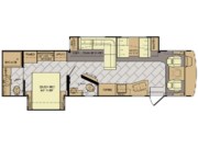 Call now about this 2016 Fleetwood Bounder 35K! Floorplan of 2016 Fleetwood Bounder 35K
