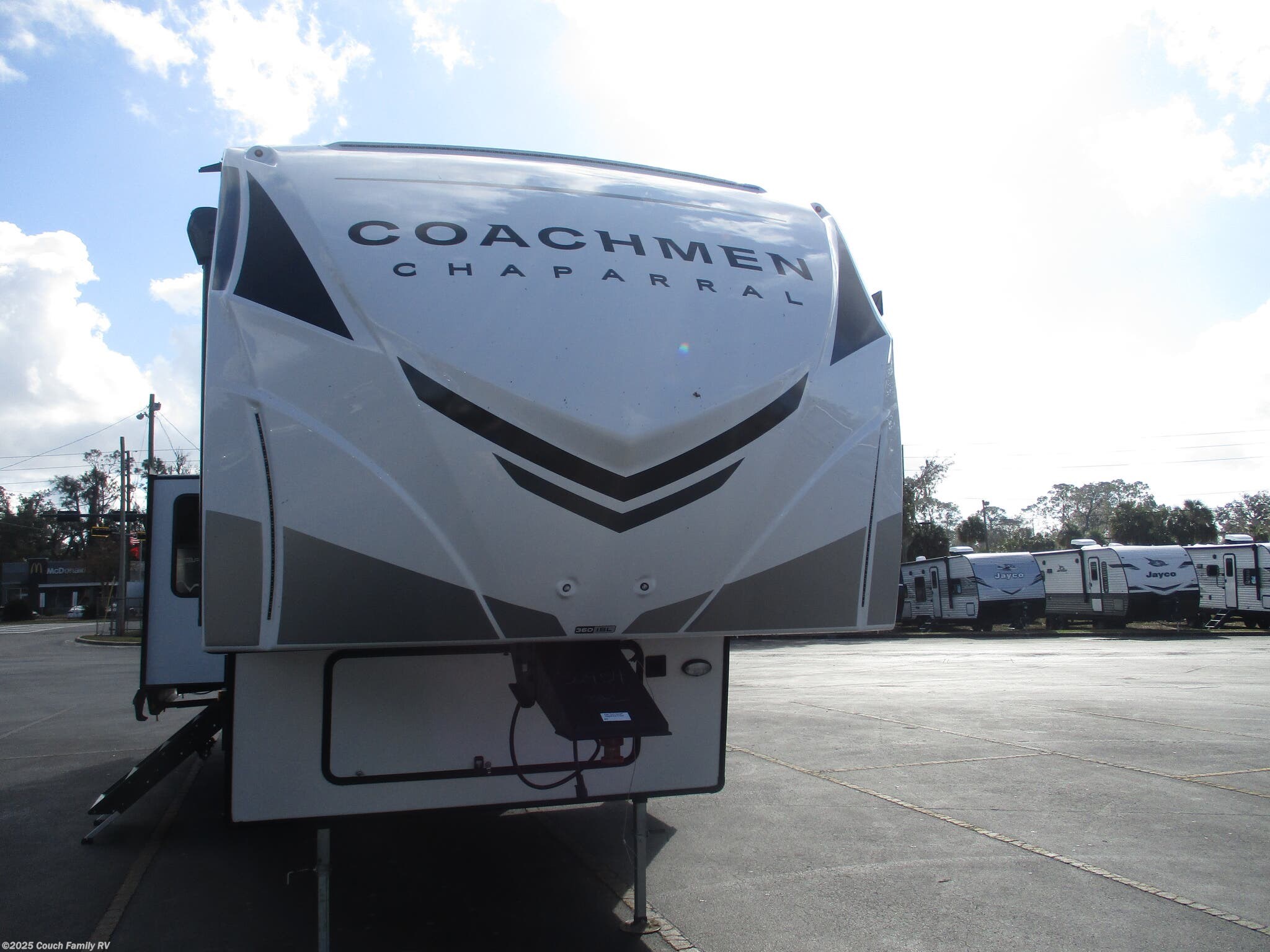 Call now about this 2025 Coachmen Chaparral 360IBL! 2025 Coachmen Chaparral 360IBL - New Fifth Wheel For Sale by Couch Family RV in Cross City, Florida features Ceiling Fan, Spare Tire Kit, Auxiliary Battery, Insulated, Oven