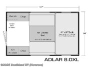 Call now about this 2025 Soaring Eagle Adlar 8.0XL! 2025 Soaring Eagle Adlar 8.0XL - New Truck Camper For Sale by Southland RV in Norcross, Georgia