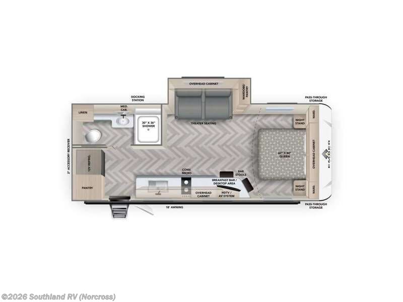 Call now about this 2025 Ember RV E-Series 21FBE w/Solar! 2025 Ember RV E-Series 21FBE w/Solar - New Travel Trailer For Sale by Southland RV in Norcross, Georgia
