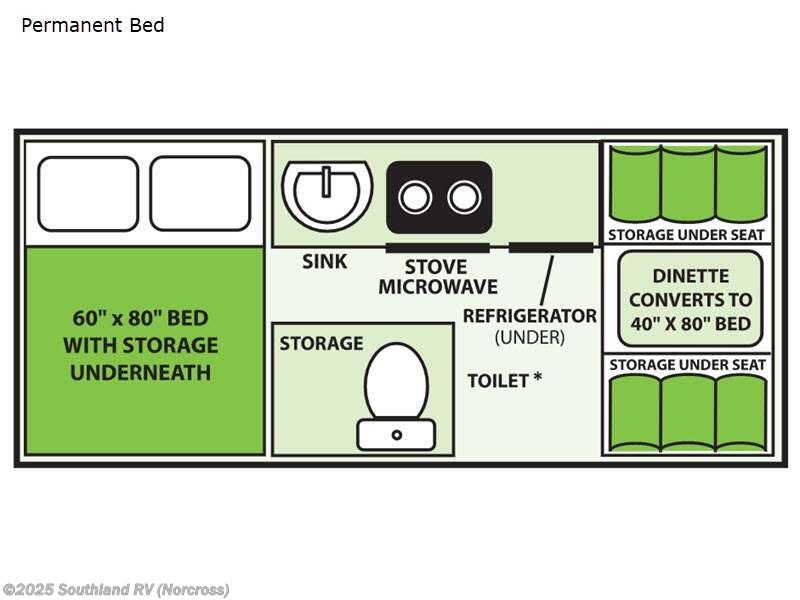 Call now about this 2025 Aliner Expedition Permanent Bed! 2025 Aliner Expedition Permanent Bed - New Popup For Sale by Southland RV in Norcross, Georgia