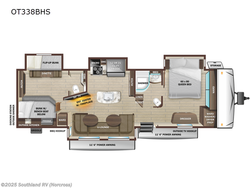 Contact us now about this 2022 Highland Ridge Open Range OT338BHS! 2022 Open Range OT338BHS by Highland Ridge from Southland RV in Norcross, Georgia