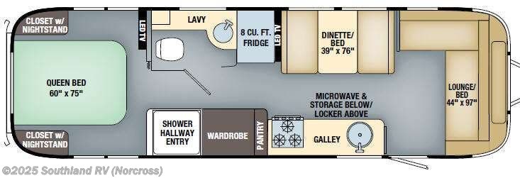 Call now about this 2017 Airstream International Serenity 30RB Queen! 2017 Airstream International Serenity 30RB Queen - Used Travel Trailer For Sale by Southland RV in Norcross, Georgia