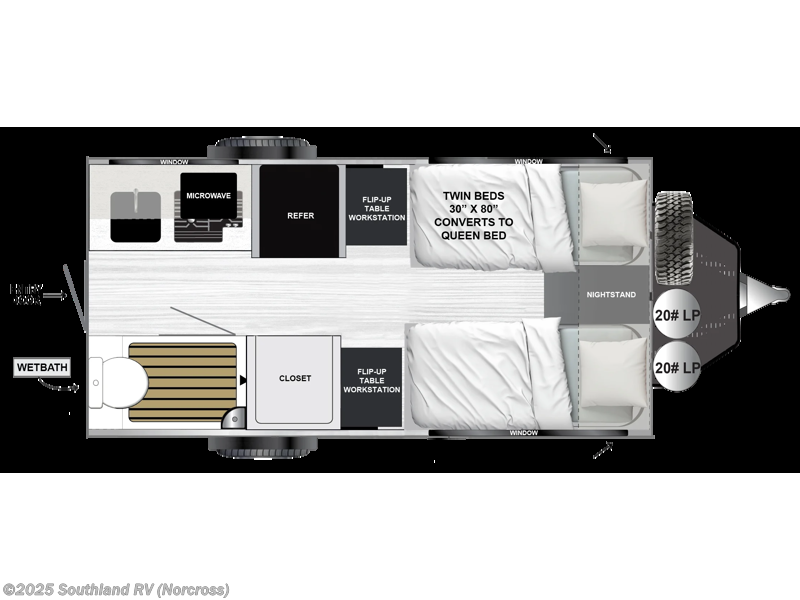 Call now about this 2026 Encore RV VENU 14TB Overland! 2026 Encore RV VENU 14TB Overland - New Travel Trailer For Sale by Southland RV in Norcross, Georgia