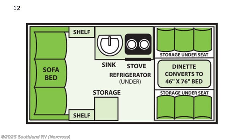 Call now about this 2020 Aliner Titanium 12! 2020 Aliner Titanium 12 - Used Popup For Sale by Southland RV in Norcross, Georgia