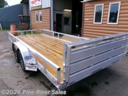 2025 H&H 18' Alum 7k ATV UT Wood Deck - New Utility Trailer for sale by Pine River Sales in Cloquet, Minnesota