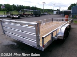 2025 18' Alum 7k ATV UT Wood Deck by H&H from Pine River Sales in Cloquet, Minnesota
