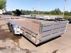 2025 82x22 Alum. ATV Utility Trailer GVWR 7000# by H&H from Pine River Sales in Cloquet, Minnesota