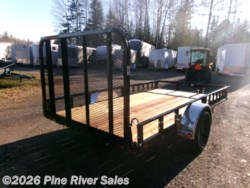 2026 77x12 Utility GVWR 3k by PJ Trailers from Pine River Sales in Cloquet, Minnesota