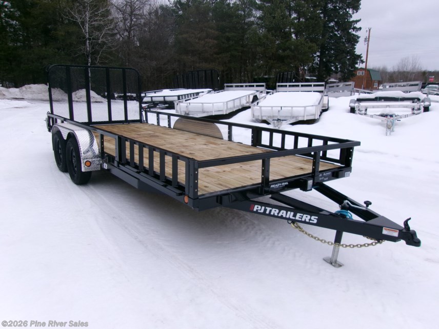 New 2026 PJ Trailers UL 83x18 UT 7k GVWR available in Cloquet, Minnesota