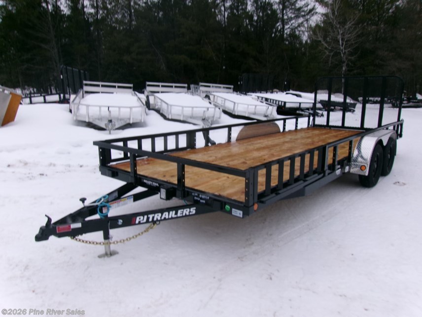New 2026 PJ Trailers UL 83 x 20 7k Utility Trailer (UL) available in Cloquet, Minnesota
