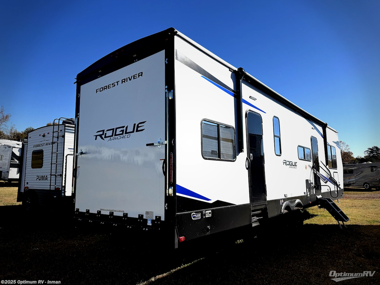 Call now about this 2026 Forest River Vengeance Rogue Armored 32L132! 2026 Forest River Vengeance Rogue Armored 32L132 - New Travel Trailer For Sale by Optimum RV - Inman in Inman, South Carolina features Slideout, Awning
