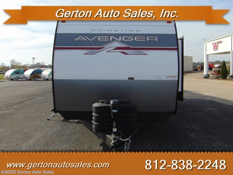 Call now about this 2025 Prime Time Avenger 27DBS! 2025 Prime Time Avenger 27DBS - New Travel Trailer For Sale by Gerton Auto Sales in Mt. Vernon, Indiana