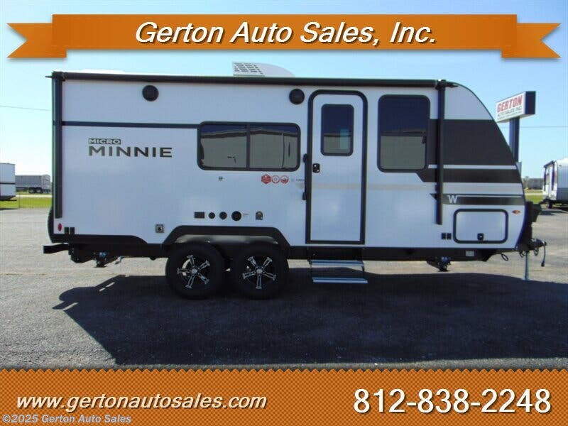 Call now about this 2025 Winnebago Micro Minnie 2108DS! 2025 Winnebago Micro Minnie 2108DS - New Travel Trailer For Sale by Gerton Auto Sales in Mt. Vernon, Indiana