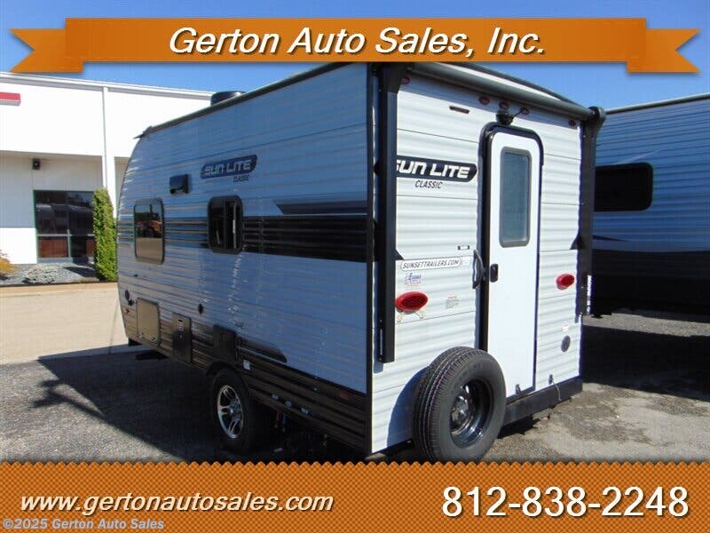 Contact us now about this 2021 Sunset Park RV Sun Lite Classic 16BH! 2021 Sun Lite Classic 16BH by Sunset Park RV from Gerton Auto Sales in Mt. Vernon, Indiana