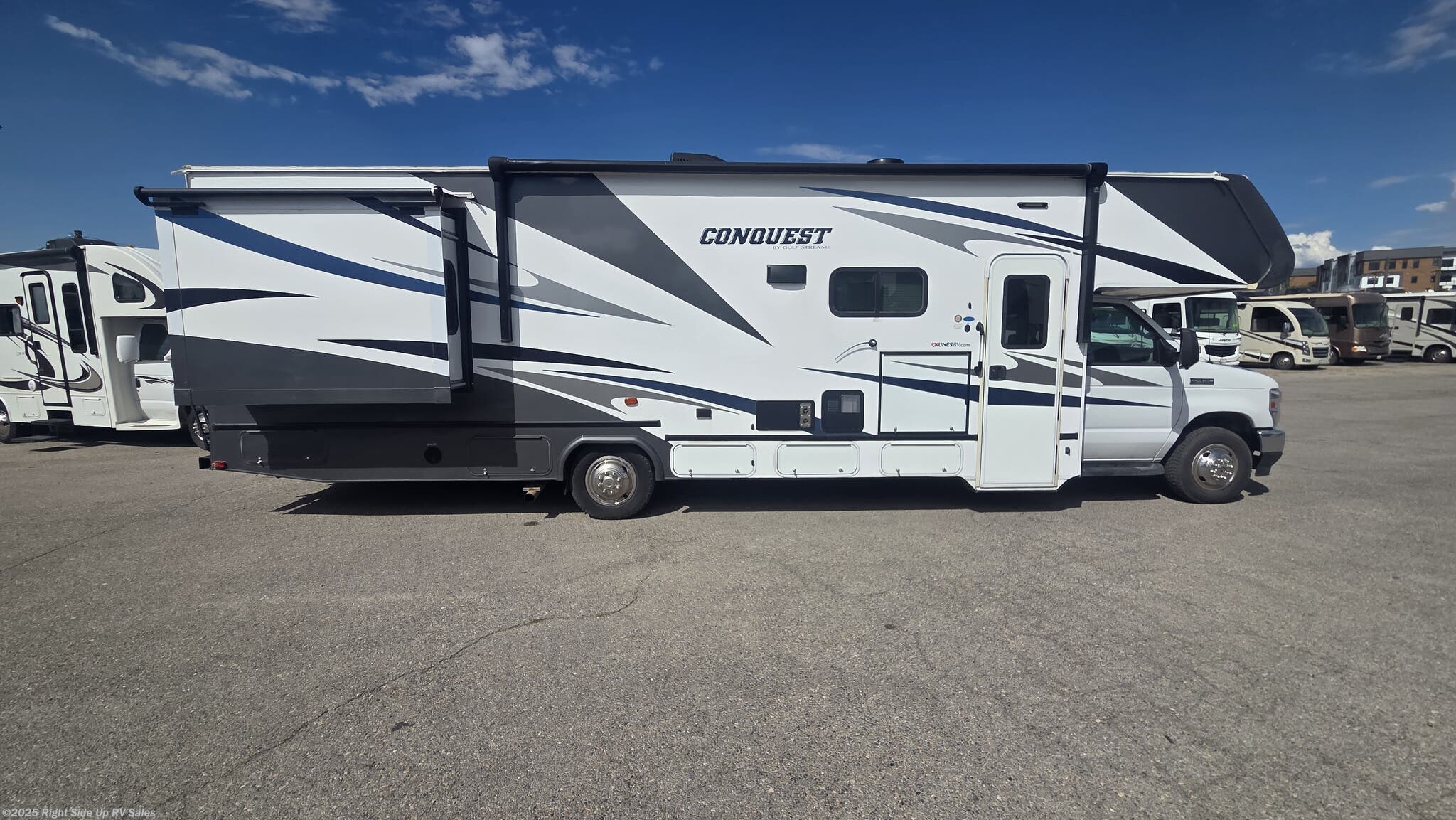 Contact us now about this 2022 Gulf Stream Conquest 6320! 2022 Conquest 6320 by Gulf Stream from Right Side Up RV Sales in Salt Lake City, Utah