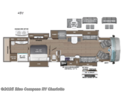 Call now about this 2025 Entegra Coach Cornerstone 45V! 2025 Entegra Coach Cornerstone 45V - New Class A For Sale by Blue Compass RV Charlotte in Concord, North Carolina features Slideout