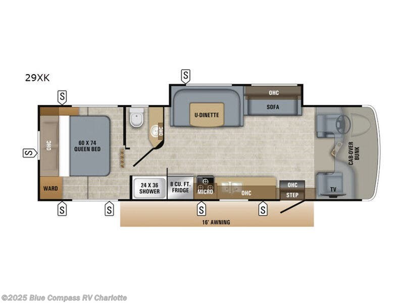 Call now about this 2019 Jayco Redhawk 29XK! 2019 Jayco Redhawk 29XK - Used Class C For Sale by Blue Compass RV Charlotte in Concord, North Carolina features Slideout