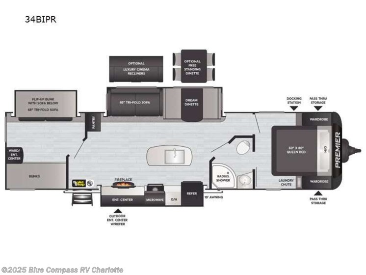 Email now about this 2021 Keystone Premier Ultra Lite 34BIPR! Used 2021 Keystone Premier Ultra Lite 34BIPR available in Concord, North Carolina
