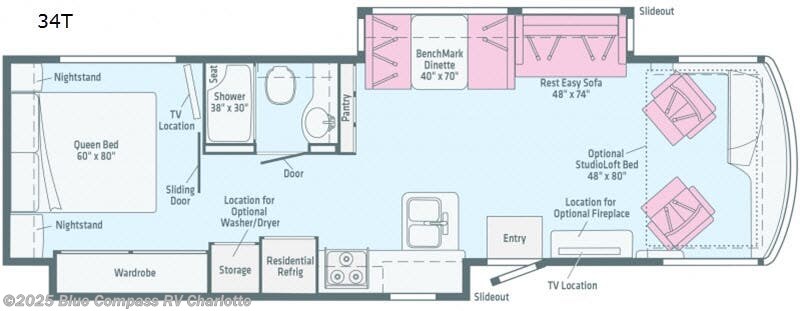 Call now about this 2019 Winnebago Forza 34T! 2019 Winnebago Forza 34T - Used Class A For Sale by Blue Compass RV Charlotte in Concord, North Carolina features Slideout