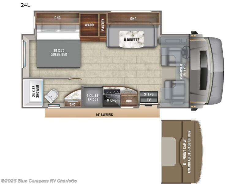 Call now about this 2020 Entegra Coach Qwest 24L! 2020 Entegra Coach Qwest 24L - Used Class C For Sale by Blue Compass RV Charlotte in Concord, North Carolina features Slideout