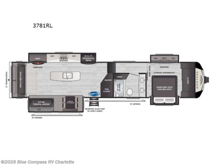 Email now about this 2021 Keystone Montana 3781RL! Used 2021 Keystone Montana 3781RL available in Concord, North Carolina