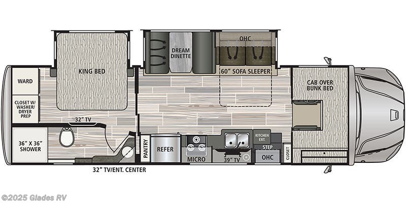 Floorplan of 2022 Dynamax Corp Europa 31SS