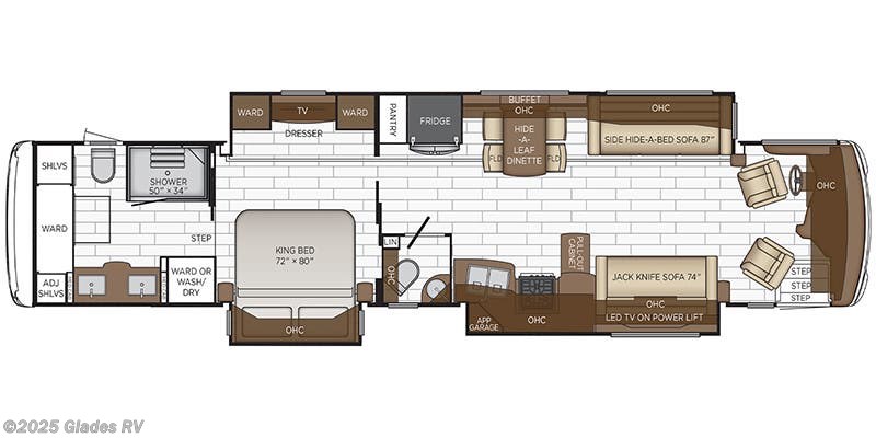 Floorplan of 2022 Newmar Dutch Star 4369