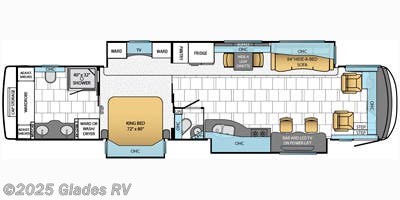Floorplan of 2014 Newmar Mountain Aire 4369
