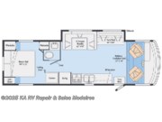 Contact us now about this 2016 Winnebago Vista 31KE! Floorplan of 2016 Winnebago Vista 31KE
