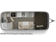 Contact us now about this 2019 Airstream Sport 22FB! Floorplan of 2019 Airstream Sport 22FB