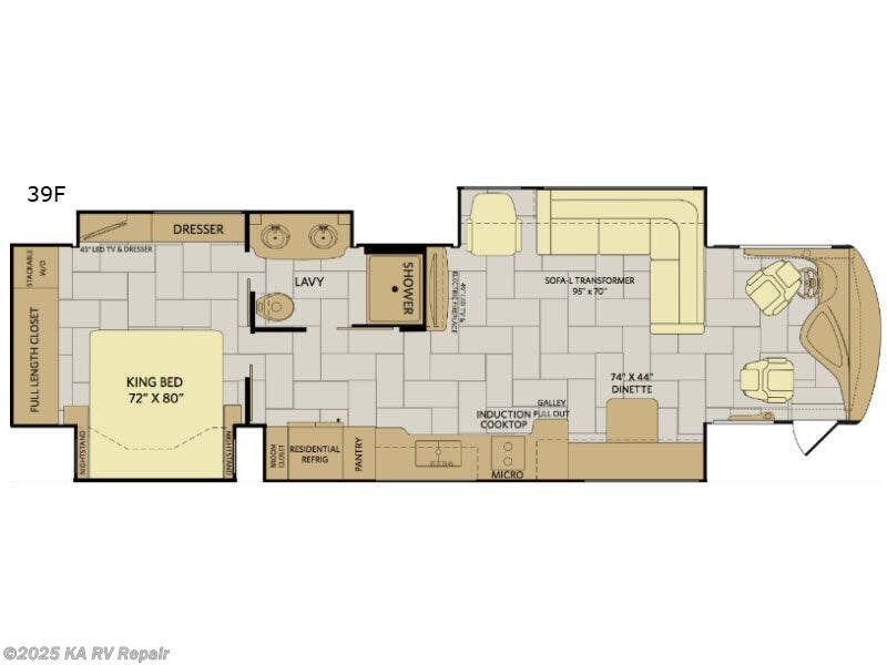 Call now about this 2018 Fleetwood Discovery LXE 39F! 2018 Fleetwood Discovery LXE 39F - Used Class A For Sale by KA RV Repair in DeBary, Florida features Slideout