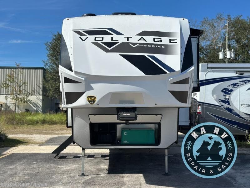 Contact us now about this 2025 Dutchmen Voltage V-Series 3800! 2025 Voltage V-Series 3800 by Dutchmen from KA RV Repair in DeBary, Florida