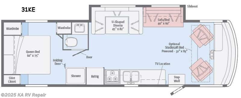 Call now about this 2016 Winnebago Vista 31KE! 2016 Winnebago Vista 31KE - Used Class A For Sale by KA RV Repair in DeBary, Florida features Slideout
