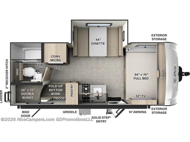 2025 Forest River Flagstaff E-Pro E20BH