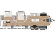 Call now about this 2025 Recreation by Design Bay Point 391 IK2B! 2025 Recreation by Design Bay Point 391 IK2B - New Destination Trailer For Sale by NiceCampers.com in Russellville, Arkansas features Residential Refrigerator, Detachable Hitch, Kitchen Sink, Recliner(s), Stove Top Burner