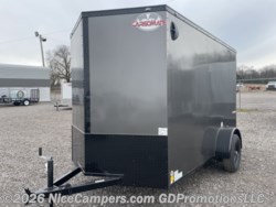 2025 Cargo Mate E-Series 6x10x8 - Charcoal - New Cargo Trailer for sale by NiceCampers.com in Russellville, Arkansas
