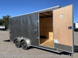2025 Cargo Mate E-Series 7x16x9 - Charcoal - New Cargo Trailer for sale by NiceCampers.com in Russellville, Arkansas