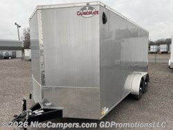2024 Cargo Mate E-Series 7x16x9 - Silver - New Cargo Trailer for sale by NiceCampers.com in Russellville, Arkansas