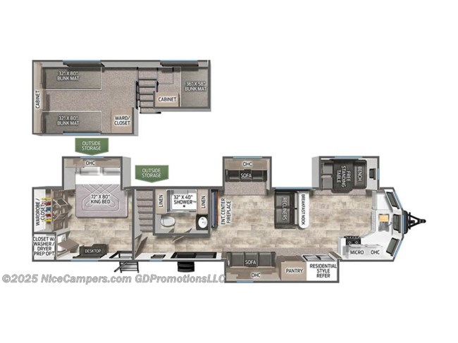 2026 Palomino Puma 403LFT Floorplan