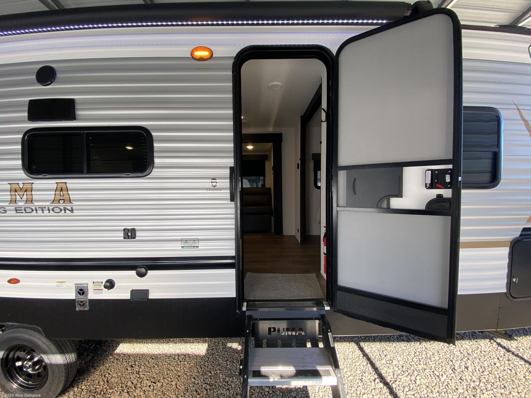 Contact us now about this 2025 Palomino Puma Camping Edition 283BHCE! 2025 Puma Camping Edition 283BHCE by Palomino from Nice Campers in Russellville, Arkansas