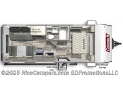 Stock Image for 2022 Dutchmen 202RD (options and colors may vary) 2022 Dutchmen Coleman Lantern LT 202RD - Used Travel Trailer for sale by NiceCampers.com in Russellville, Arkansas