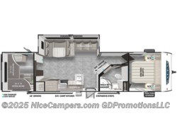Stock Image for 2024 Forest River 29VBUD (options and colors may vary) 2024 Forest River Salem 29VBUD - Used Travel Trailer for sale by NiceCampers.com in Russellville, Arkansas