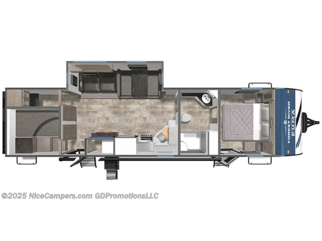 2026 Palomino Puma 337BH Floorplan