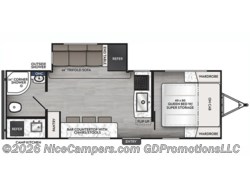Stock Image for 2025 Coachmen 242BARV (options and colors may vary) 2026 Coachmen Apex Ultra-Lite 242BARV - New Travel Trailer for sale by NiceCampers.com in Russellville, Arkansas