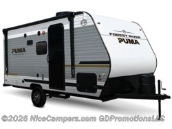 Stock Image for 2026 Forest River 141THCE (options and colors may vary) 2026 Puma Camping Edition 141THCE by Forest River from NiceCampers.com in Russellville, Arkansas