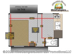 2026 Sunset Park RV Sun Lite 14THX - New Toy Hauler for sale by NiceCampers.com in Russellville, Arkansas