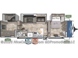 Stock Image for 2025 Palomino 32RBFQ (options and colors may vary) 2026 Forest River Puma 32RBFQ - New Travel Trailer for sale by NiceCampers.com in Russellville, Arkansas