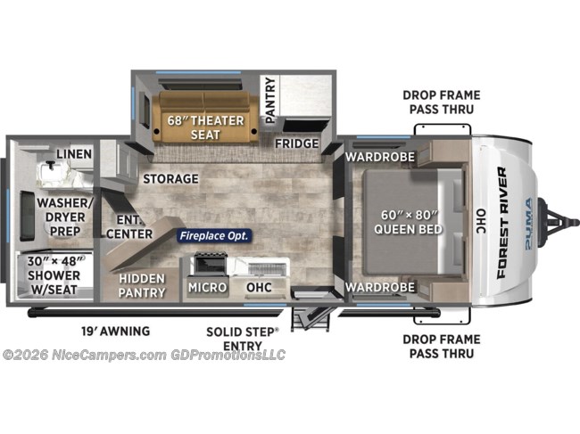 2026 Forest River Puma Tracks 2420RBS