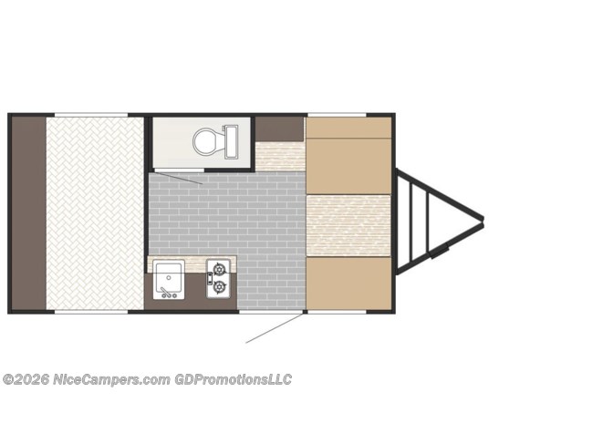 2026 Sunset Park RV SunRay 149 Floorplan